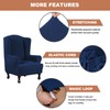 Eco-Ancheng Wingback Chair Slipcover 2 Piece Wingback Chair Cover Spandex