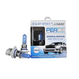 PERDE Replacement for Solar Series Platinum 9005XS Xenon-Enhanced Halogen Bulbs Set Pair