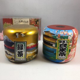 TA-FU Japanese TA-FU Premium Green Tea & Matcha Genmaicha Canister Gift Set JAPAN MADE