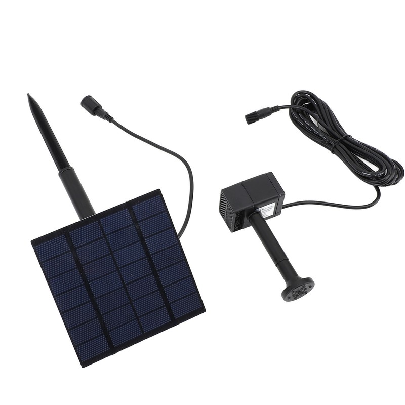 Solar Powered Water Pump Kit Powerful Jet Watering Pond Pump