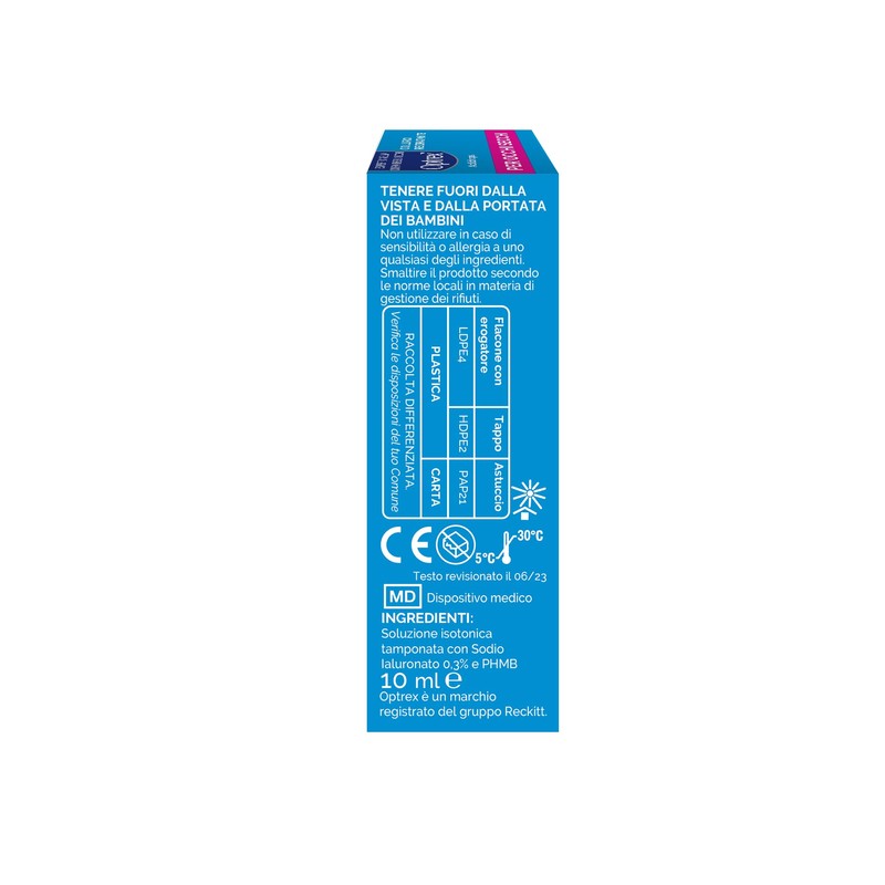 Optrex, Actidrops, Collirio Reidratante, per occhi secchi, 10ml