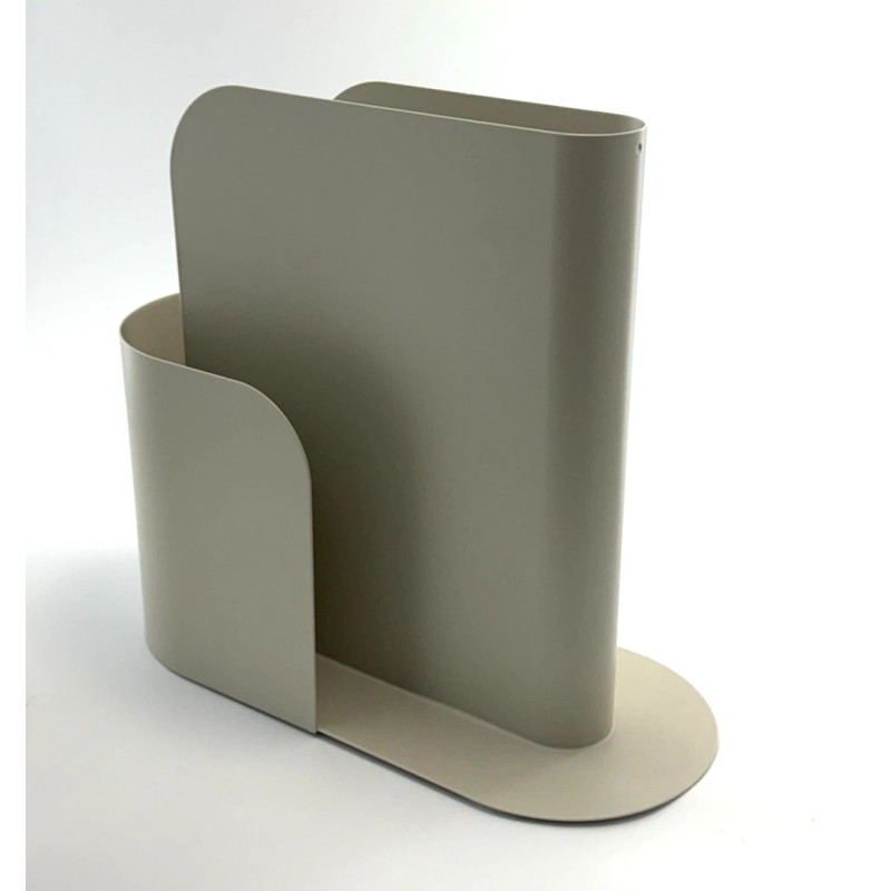 IKEA FAGNING Magazine File Light Grey-beige Steel 205.541.36 New