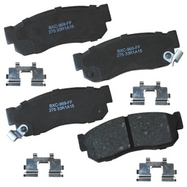 Bendix Bendix Premium SBC275 Ceramic Front Brake Pads for Datsun Samurai 1984, Nissan Hikari 1992-1988, Pulsar NX 1984-1983, Pulsar NX 1990-1986, Samurai 1987-1985, Sentra 1990-1984