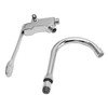 Foot Pedal Control Valve Faucet Stainless Steel Kitchen Sink Water