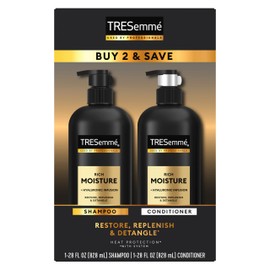 TRESemmé Rich Moisture Shampoo and Conditioner 2 Count Rich Moisture for Dry Hair Formulated With Vitamin E and Biotin 28 oz