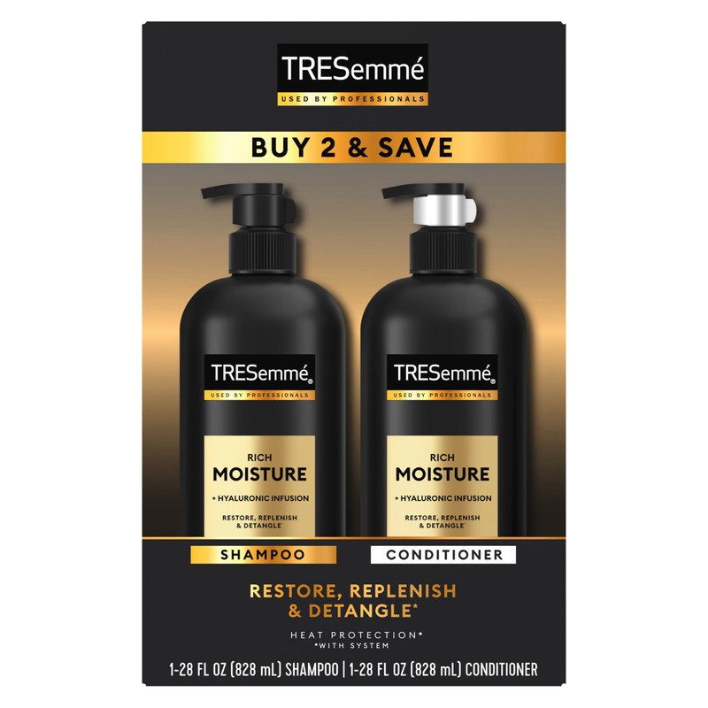 TRESemmé Rich Moisture Shampoo and Conditioner 2 Count Rich Moisture