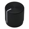 6mm Round Hole 15mm Short Solid Aluminium Control Knob for