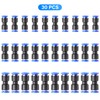 TAILONZ PNEUMATIC 30 pcs Straight Push Connectors Plastic Quick Release