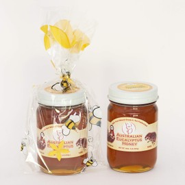 Australian Eucalyptus Raw Honey 1 LB Pure 453 g 100% Natural Grade A Gift Wrapped 16 Ounces