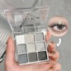 9 Sombras De Ojos Mate Ahumadas Resistentes Al Agua