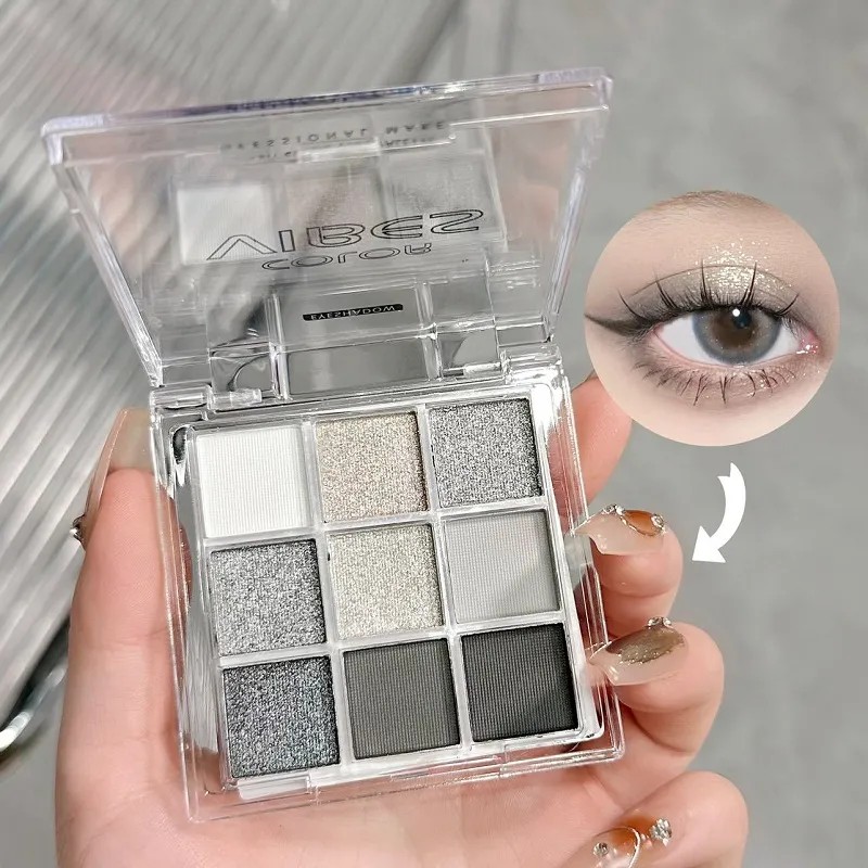 9 Sombras De Ojos Mate Ahumadas Resistentes Al Agua