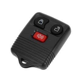 X AUTOHAUX Key Shell Case Keyless Entry Remote Key Fob Replacement Case for Ford F-150 1998-2013 for Ford for Ranger 1998-2011 3 Buttons CWTWB1U345