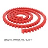 Fafeicy Woodworking Profiling Strip,PC Red Flexible Curve Template Guide Chain