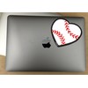 Baseball Heart Decal - for Cars, Laptops, and More! -