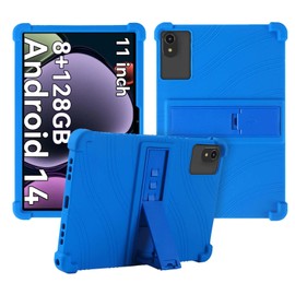 Case for ApoloSign EP1095T Tablet 11 inch,Soft Silicone Protector Cover,Kids Friendly,Adjustable Stand Tablet Cover,4 Corners Thicken Shockproof,Navy Blue
