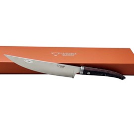 Laguiole en Aubrac Cuisine Gourmet Stainless Fully Forged Steel Made In France Cook's Chef 's Knife, 8-in / 20.3cm (Wenge Wood Handle)