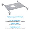 TORCHSTAR New Construction Mounting Plate, 3/4/6 Inch LED Recessed Lighting