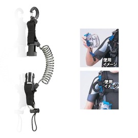 PROBLUE AC-30-8 Snappy Coil Diving Light and Digital Camera Holder