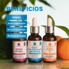 PUREZA NATUR Kit Serum facial Acido Hialurónico, Vitamina C y