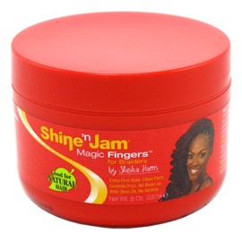 Shine N Jam Magic Fingers For Braiders Extra Firm Hold 8 Ounce (Pack of 3)