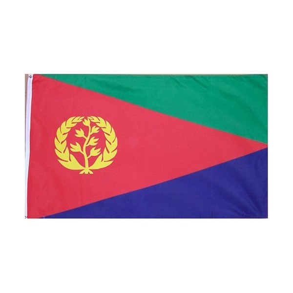 www.usflags.com Eritrea Flag Polyester 3 ft. x 5 ft.