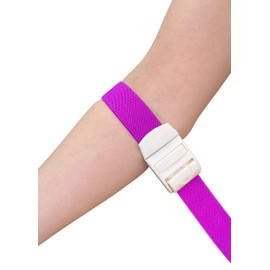 Cata-MEDICA Tourniquet Band, Latex-free, Nurse Accessories, One-Touch Goods, Nursing, Medical (Purple)