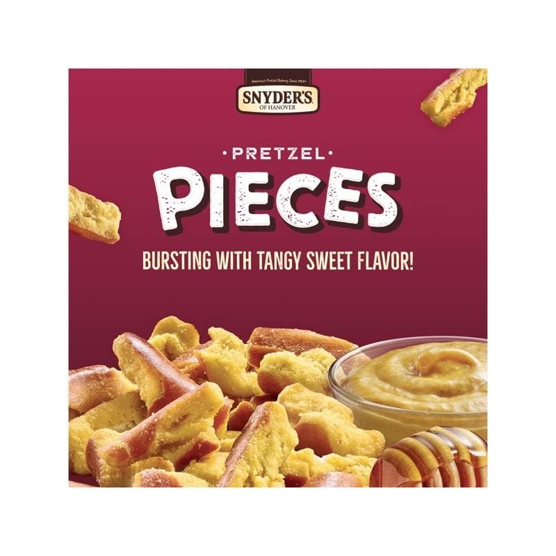 Snyder's Of Hanover Honey Mustard & Onion Pretzel Pieces, 3.25oz