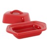 Chantal Ceramic Mini Butter Dish, Set of 4, 5 inch,