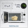 Nostalgia Retro Countertop Microwave Oven, 0.9 Cu. Ft. 800-Watts with