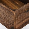 Frcctre Set of 3 Wood Nesting Storage Crates with Handles,
