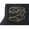COLORATA Tyrannosaurus Skull Sports Cap (Black / One Size Fits