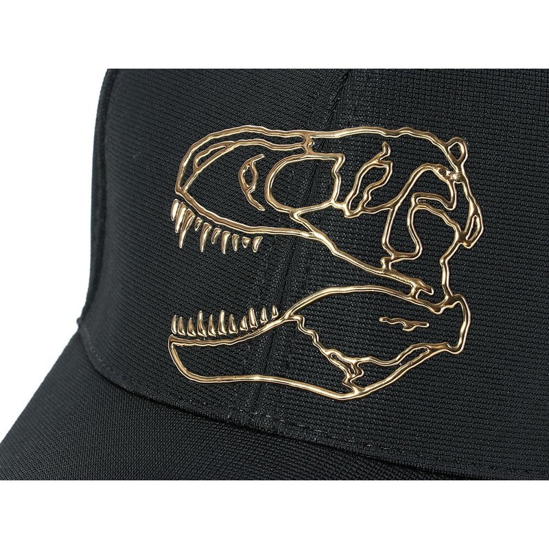COLORATA Tyrannosaurus Skull Sports Cap (Black / One Size Fits