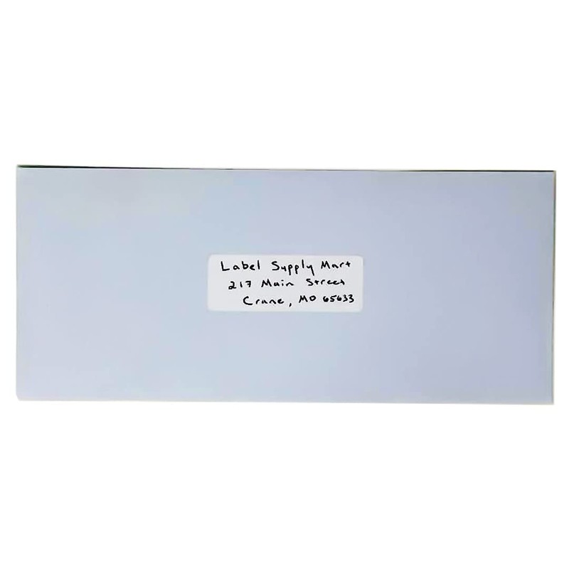 Ideal Seal All-Purpose Labels, 1 x 2.75 inches, White Pack