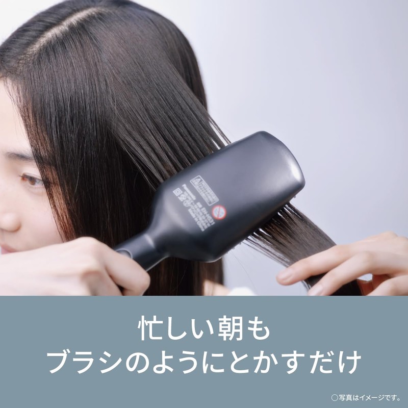 Panasonic EH-HS31-K Straight Ionity Brush Iron, Negative Ion, International Compatible,