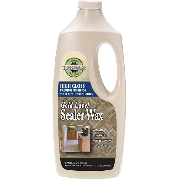 Trewax Professional Gold Label Sealer, 32-Fluid Ounce, Pack of 2, Gloss Finish, 64 Fl Oz