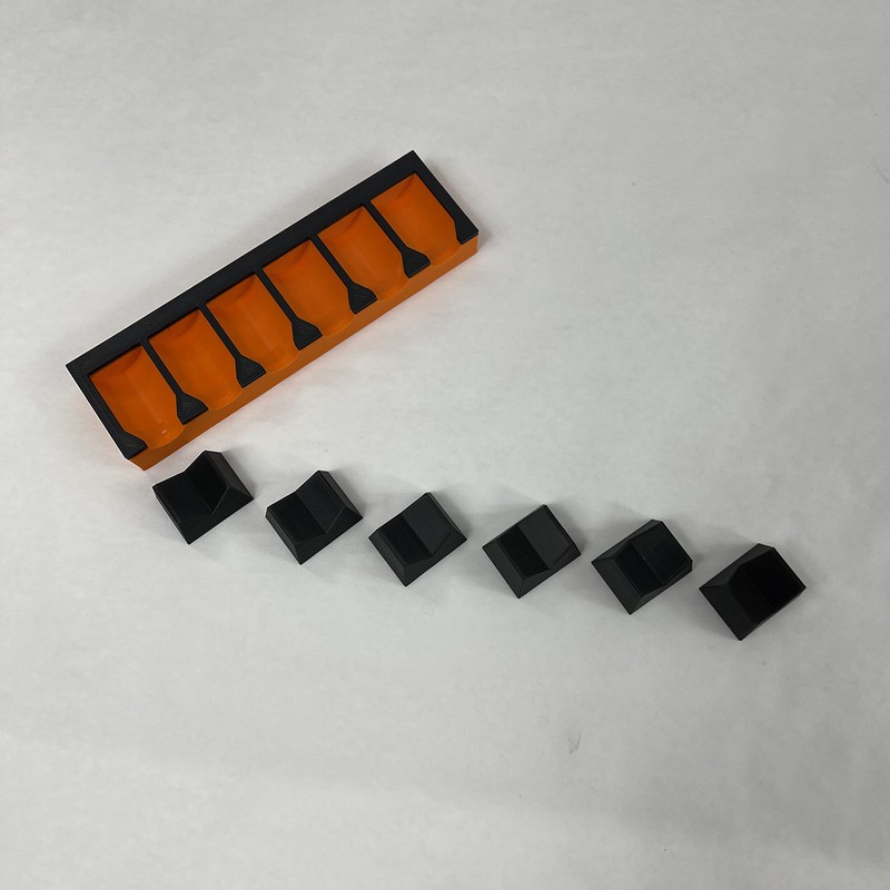 MagAttach Socket Extension Organizers (3 Piece Set, Orange/Black)