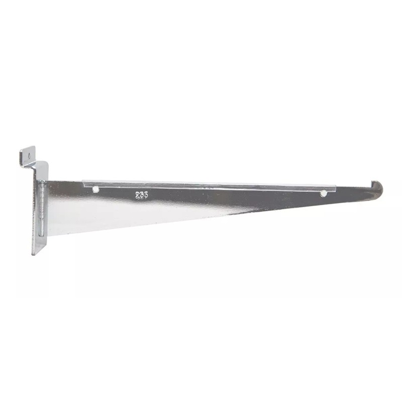 Exhivit Mensula Gancho Panel Ranurado Exhibipanel Blister 25 Cm 8pz