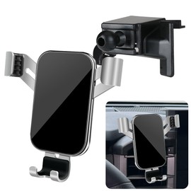 LUNQIN Car Phone Holder for Toyota Tundra 2022 2023 2024 and Toyota Sequoia 2023 2024 Auto Interior Accessories Best Cell Phones Mount Cellphone Mobile Cradle Charging Navigation Bracket Accessory