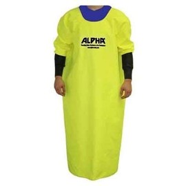 Alpha Professional Tools Multi-Purpose Long Sleeved Waterproof Apron (Small - 42" L x 41" W)
