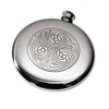 Wentworth Pewter - Kells Celtic Polished Round Pewter Sporran Flask,