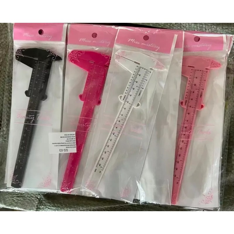 Beauty Eye Vernier Medidor Regla Para Cejas Microblading Shading