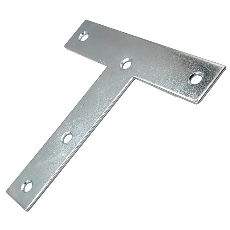 Metal Mending Tee T Plates 5in Braces Corner Bracket Plate