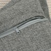 Madizz Set of 2 Linen Cushion Covers with Wide Edge,