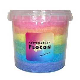 Cotton Candy Cotton Candy (6 Rainbow Colors (Plain) 2.1 oz (60 g)