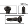 CHEDA Tail Light Tail Lamp Lens Upper Screw to Bumper