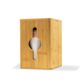 Simluxe Extra Large Trash Bag Dispenser for Under Sink or Wall Mount, Wooden, Round Edges, Fits 13 30 33 Gallon Bags