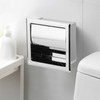 Mirror Surface Toilet Paper Holder Stainless Steel Paper Towel Rack