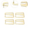 Vaveren 4 Pieces Strap Belt Buckle with Open Lock Webbing
