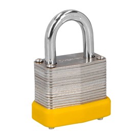 Truper 23502 / CLAM-30P - 1.18" Laminated Steel Padlock, Standard Key