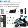 EJEAS V6 Motorcycle Intercom 2Way 1200M Helmet Headset Wireless Bluetooth